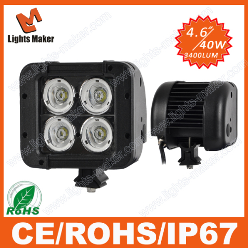 Lml-D2040 4.6'' Double Row 10W LEDs Light Bars 40W LED Light Bar for Car Exterior