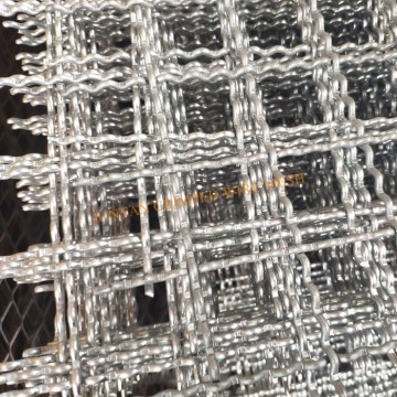 Stainless Steel double intermediate crimped meshing