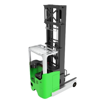 Forward movable electric forklift truck