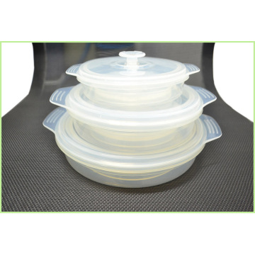 Eco-Friendly Silicone Lunch Box Food Container