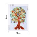 Moda alberi colorati 5D Diamond Painting