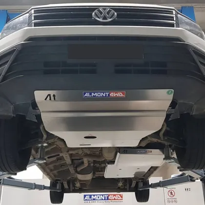 Front Skid Plate, Rear Differential Locker Skid Plate, and Fuel Tank Skid Plate for Volkswagen Crafter