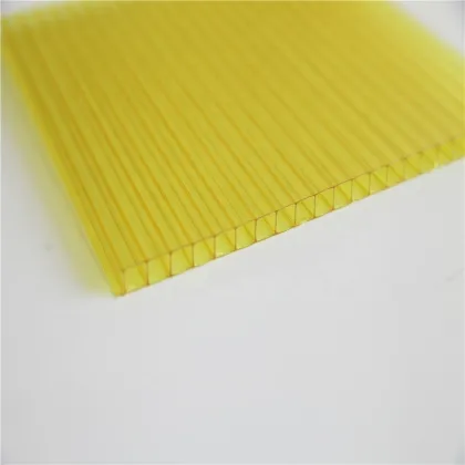 wo layers polycarbonate pc hollow sheet