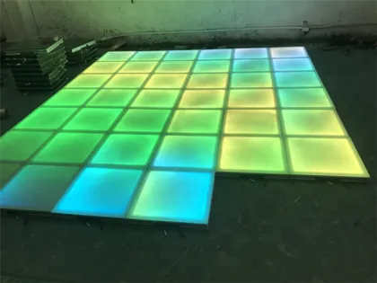 2020 Wholesale Stage Bar Nightclub Colorful RGB 3in1 LED Rainbow Dance Floor Tiles for Sale