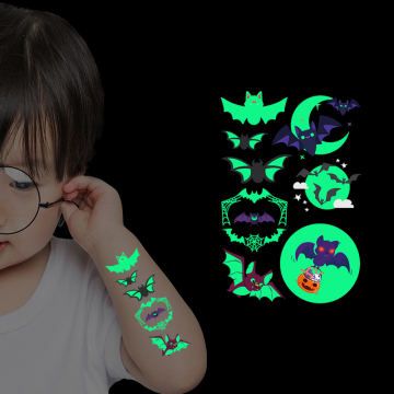 Halloween Temporary Nightclub Highlighter Tattoo Waterproof Stickers