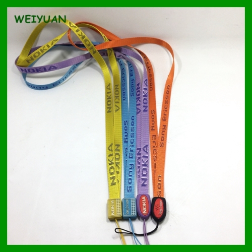 Custom printed polyester lanyard with oval hook