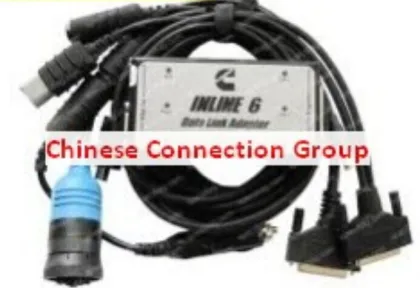 Cummins Inline 6 Data Link Adaptor For Excavator Scanner With Ce Approval