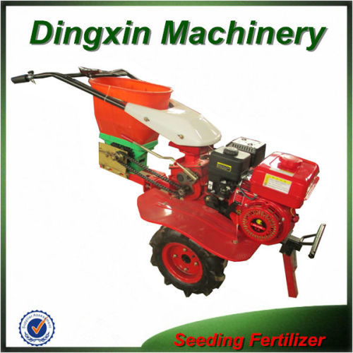 Manual corn planter with fertilizer