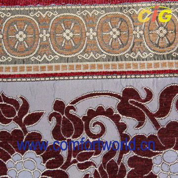 jacquard chenille upholstery fabric