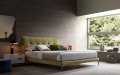 Perabot bilik tidur berkualiti tinggi mewah kayu bingkai katil berkembar keluli tahan karat untuk dijual