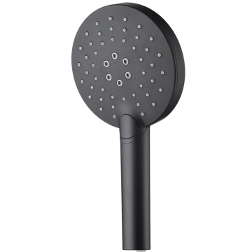 Black ABS High Pressure single setting Handheld Shower