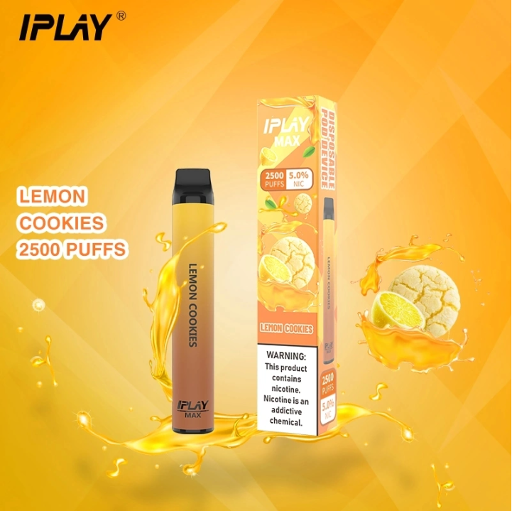 IPLAY MAX VAPE DISPONÍVEL VAPO 2500 PUFFS