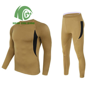 KANGO Men's Thermal Underwear Long Sleeve Pajamas for Cold Weather