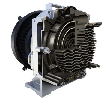 ATSL-165E End del compressore a scorrimento senza olio con motore da 3,7 kW