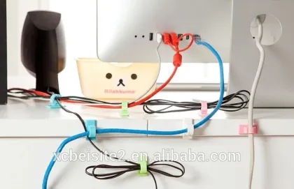 J503 Multifunctional adhesive plastic electric wire cable clips