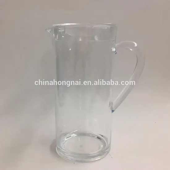 BPA free Acrylic/PS 2L pitcher,clear juice picther