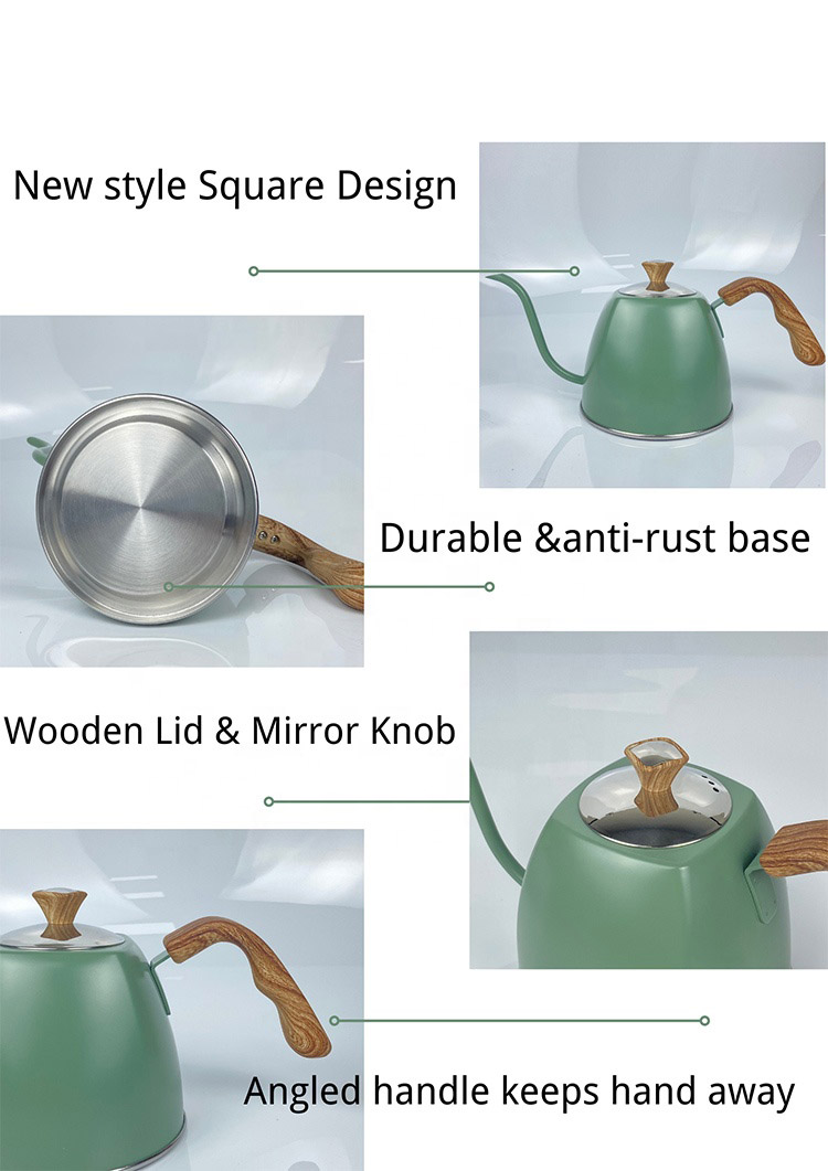 Stovetop Stainless Steel Pour Over Coffee Kettle, High Quality Stovetop