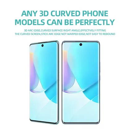 Custom Full Cover Anti-explosion Anti-fingerprint HD Matte TuoLi Manufacturer Screen Protector UV Hydrogel Film