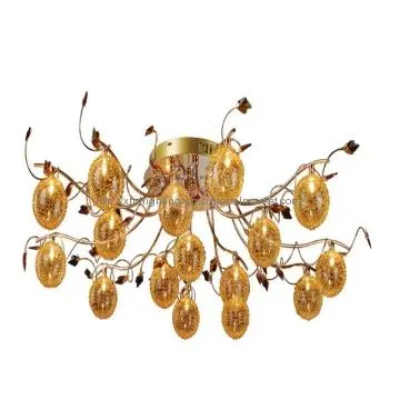 Glass ball lampshade ceiling lighting