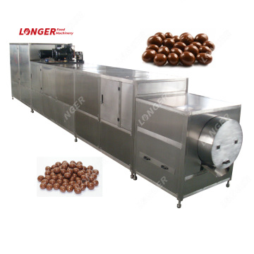 Chocolate Bean Roller Forming Line for Chocolate Balls Making Machine