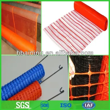 Construction plastic safety net for wind protection