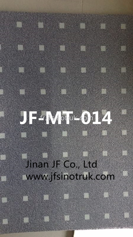 JF-MT-013 Tapis de sol en vinyle pour bus Tapis d&#39;autobus Yutong