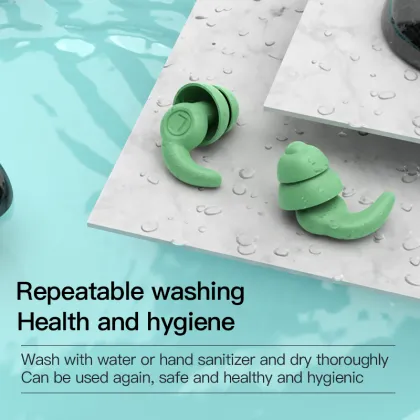 Professional Nano Silica Gel Noise Reduction Earplugs