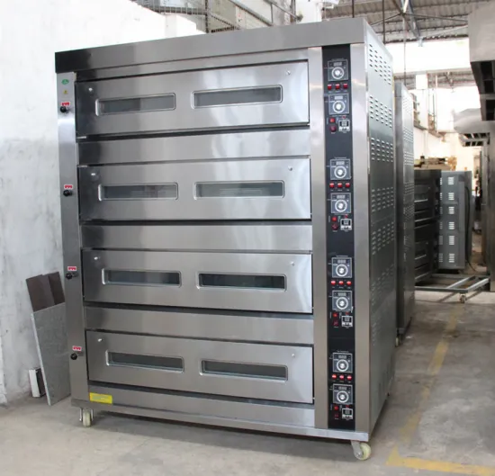 4 Deck Commercial Triple Layer Gas Oven for Restaurants and Bakeries