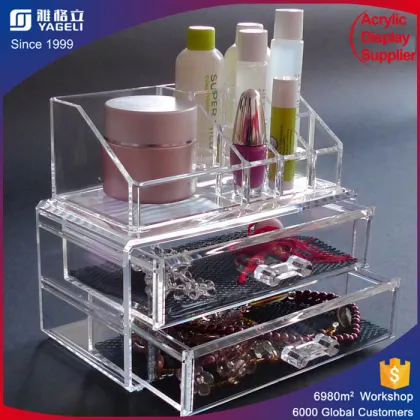 nice design acrylic show shelf Logo can be printed