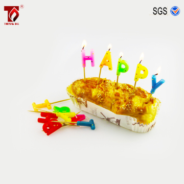individual letter shaped birthday candles