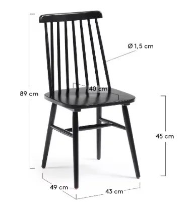 High Back Antique Dining Chair