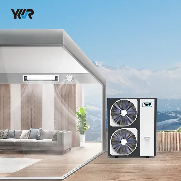 10kW R32/R410A Inverter Home Heat Pump Water Air Conditioning