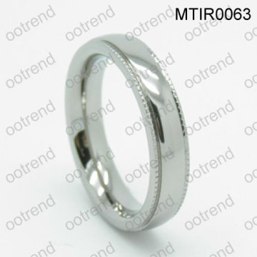Women titanium rings,shiny polished with exquisite handmade titanium jewelry technics