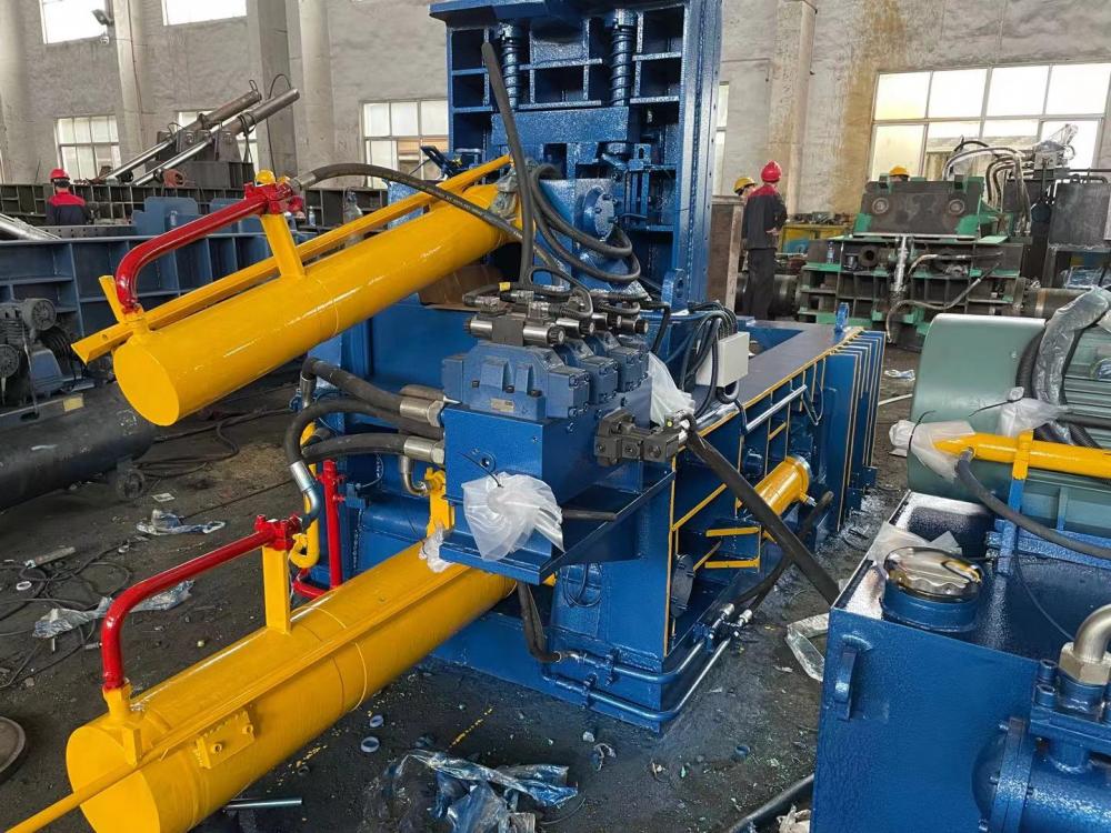 Hydraulic Aluminium Profile Scrap Steel Block Making Machine