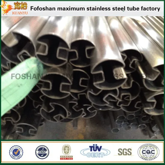 grade 316 customized stainless steel slotted channel tube fabricators