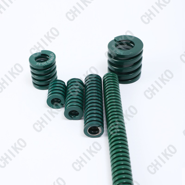 ISO 10243 Luz de carga verde Die resortes de acero rectangular Springs 60Si2Cra Swosc-V 65mn