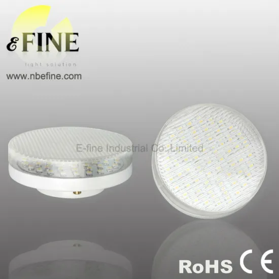 GX53 LED light 6W 3528 SMD LED plastic body