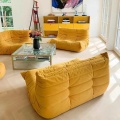 Sofa rekreasi untuk sofa ruang tamu kain upholsteri fabrik balkoni