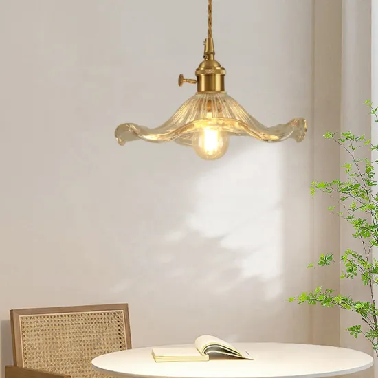 Modern Crystal Copper LED Pendant Lights: Luxurious Indoor Home Decoration for Living Rooms and Stairs