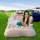 Car air mattress with pillow