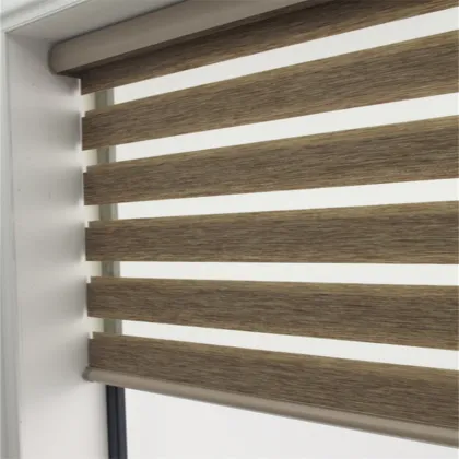 Voice-Controlled Alexa-Enabled Motorized Cordless Zebra Blinds: Fabric-Cutting Machine Crafted Solutions