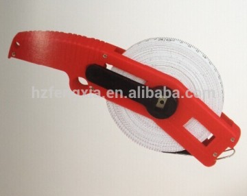 high quality products red and white color 30M glass fiber tape measure