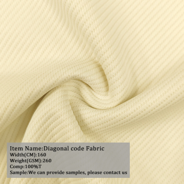 Direct Manufacturers Custom Polyester Knitted Dyed Diagonal Clothing Fabric