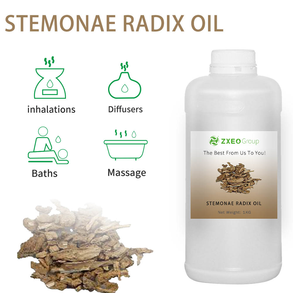 Huile de stémona de radix naturel 100% pur de haute qualité du prix en vrac