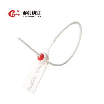 Once formed plastic seal for carton box post