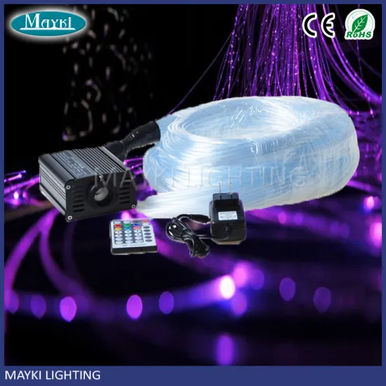 fibra optica sensory equipment fiber with sleeve and 16w LED optical fibre emitter