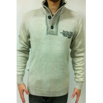 Men\'s 100% Cotton Knitted Pullover Sweater