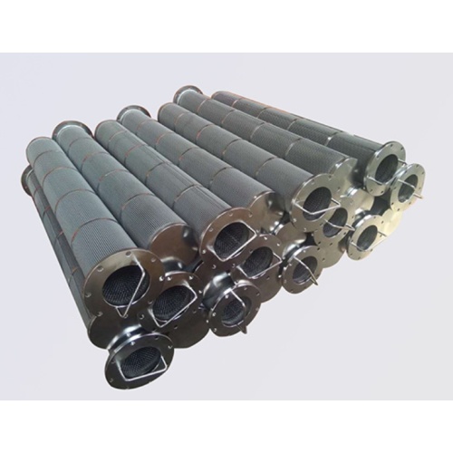 Sinterlenmiş metal filtre elemanı tel örgü polyester filtrasyon