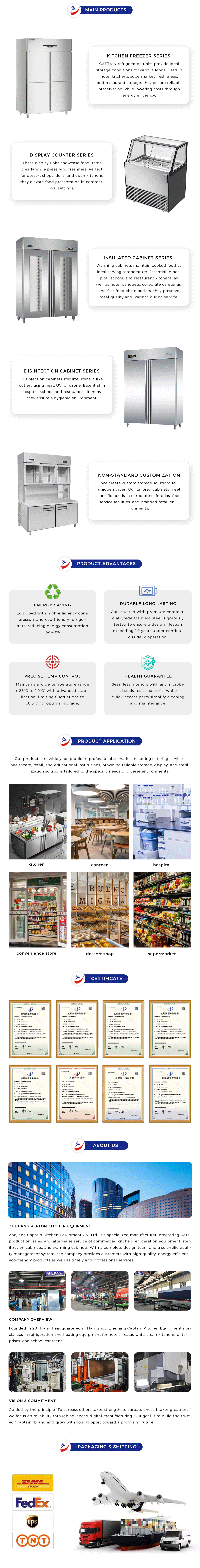 Open Display Vertical Four-Door Freezer (5)