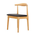 Commercial Leather Padded Dining Chairs with wood